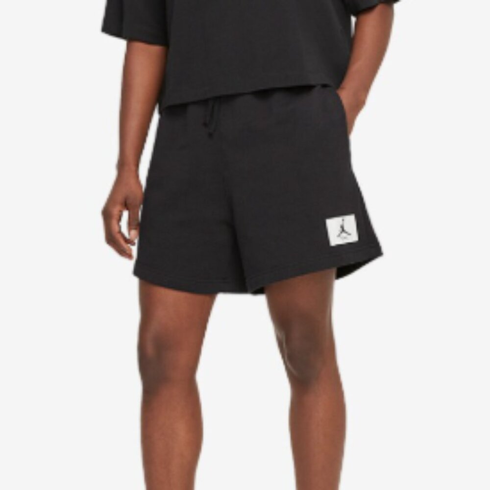 Jordan Essentials Fleece Shorts Black Size Small